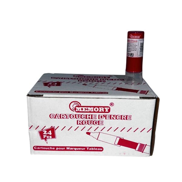 Recharge Marqueur Tableau Rouge Memory