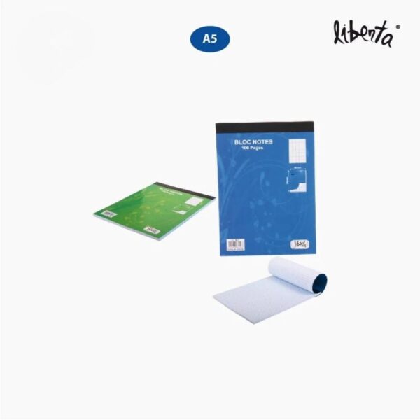 Bloc note A5 100P 70G Liberta