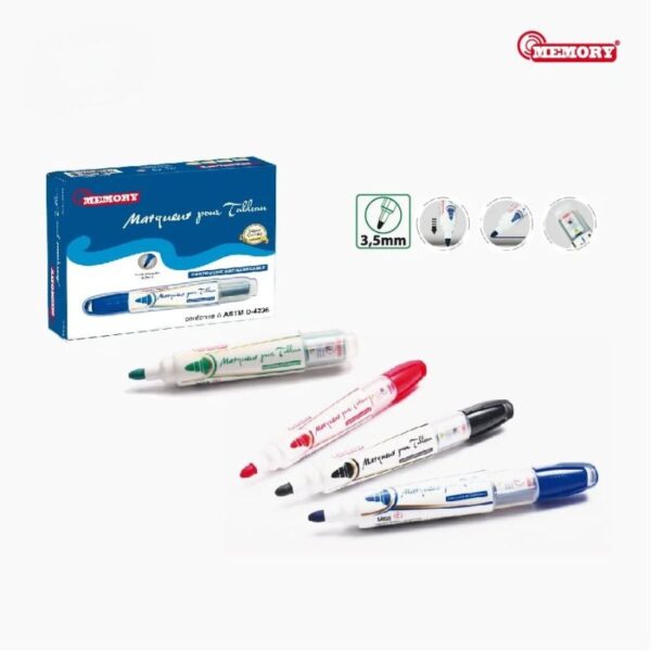 Marqueur tableau rechargeable Monami