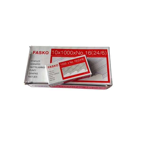 Pack de 10 boites agrafes 24/6 Fasko